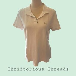 Burberry Women's White Polo Shirt